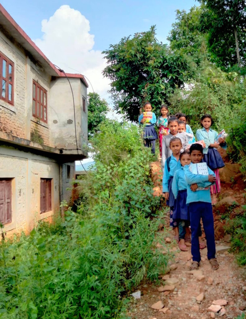 School supplies for children in Nepal