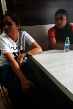 The two rescued victims