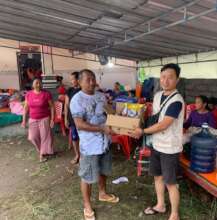IDEP distribute basic food items and clean water