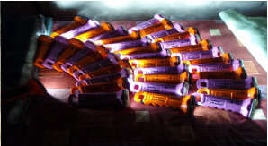 Torches Lighting the Night