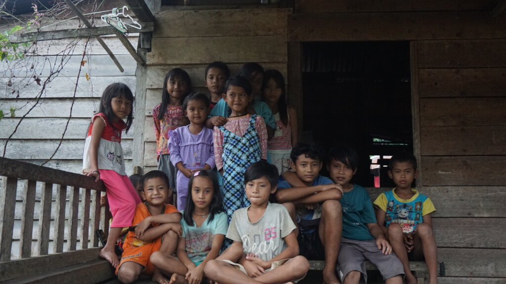 Beehives for life in the Bornean rainforest.