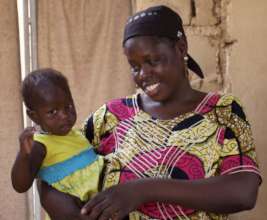 A happy mother with her HIV free daughter