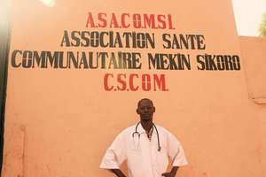 Community Health worker Abdoulaye at Clinic