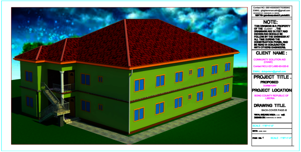 House 80 Rural Liberian Students Annually
