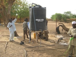 Installing the garden in Tagantassou