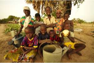 Nassile students enjoy the harvest