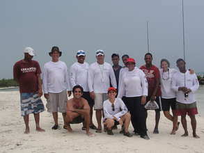 Local fishermen after an instruction session