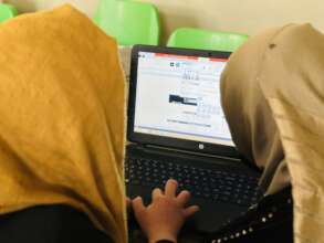 Students working on their lesson