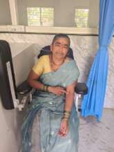 Surekha after her test