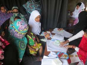 Mothers Registering for Antenatal Care Services