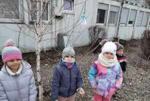 Children attending our classes at the Refugee Camp