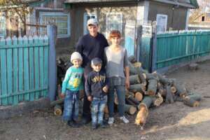 Wood for families in need