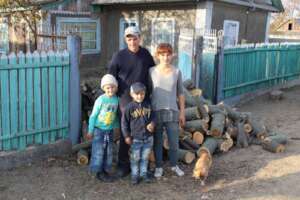 Wood for families in need