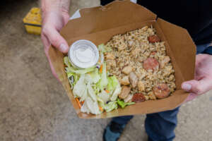 Delicious meals served to families in Texas