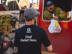 Serving first responders during LA wildfires