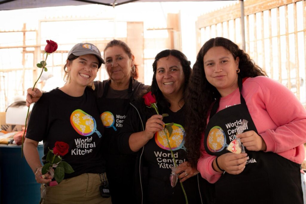 Valentine's Day joy in Chile with flowers