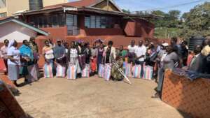 Relief Distribution for fire Victims