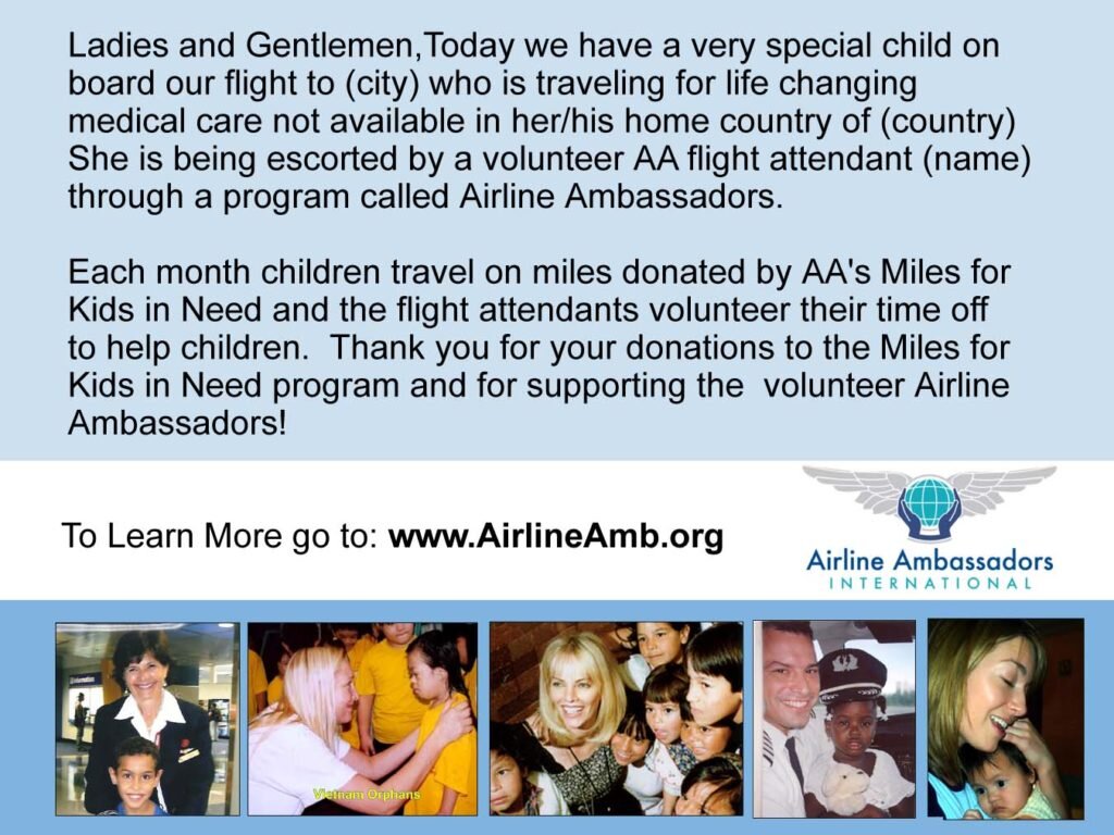 Children's Medical Escort Program