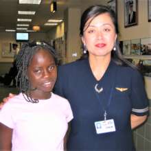Bunny with child from Africa