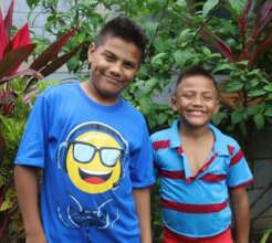Two of our proud scholarship students