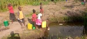 Current collection site for water