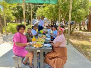 TSIBA Ladies - Celebrating in the Campus gardens