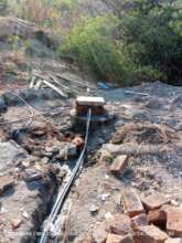 The well, manually dug!