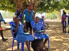 Learners enjoying their meal