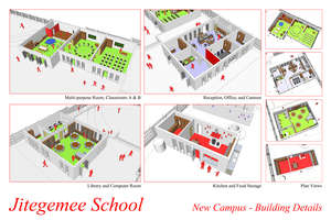 Jitegemee Building Sketches