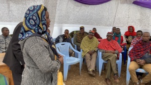 explaining land rights to the elders