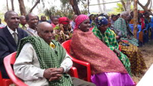 Meeting with Chemchem Village leaders and communit