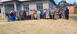 12 village local leaders with religious leaders