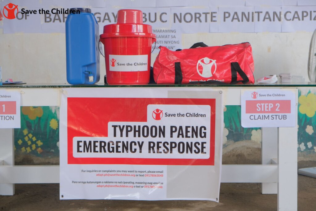 Distribution of relief items