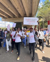 NairoBits Trainers in support of ending Femicide