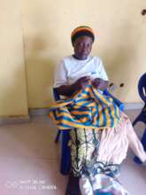 Now she nets these items which are sold locally