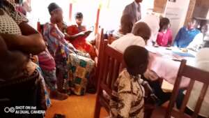 Community Refugee Meeting at our offices in Goma