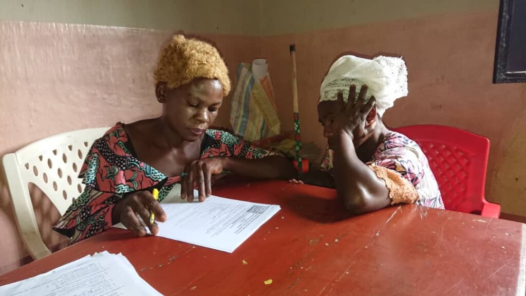 Our officer is getting basic information