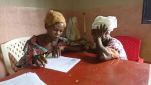 Our officer is getting basic information