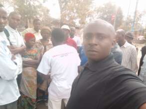 A refugee leaders engaging others on their issues