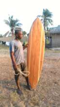 Manu Shapes Hollow Wooden Surfboard
