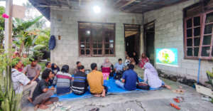 A workshop in the village