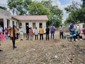 Community members taking part in  Kwale survey