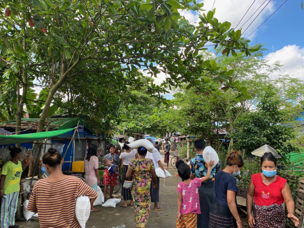 Food for the poorest of the poor in Yangon
