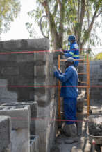 Building the inner walls of the imaging center