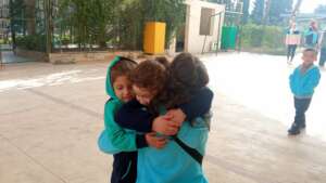 meeting up again after the earthquake