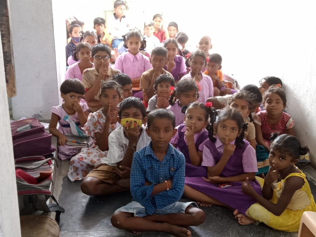 Support Learning centres for slum Children- India