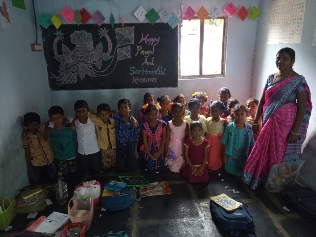 Support Learning centres for slum Children- India