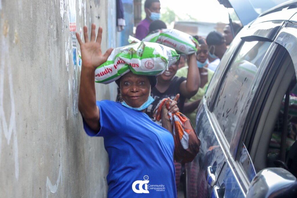Christmas for 200 families in a Lagos slum