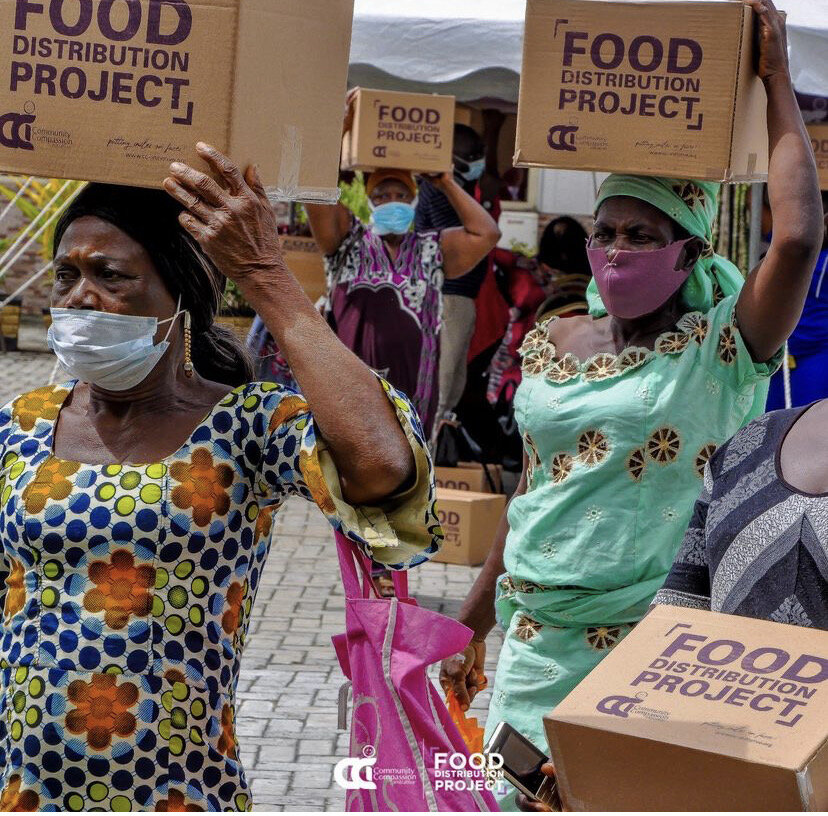 Christmas for 200 families in a Lagos slum