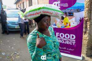 Christmas for 200 families in a Lagos slum